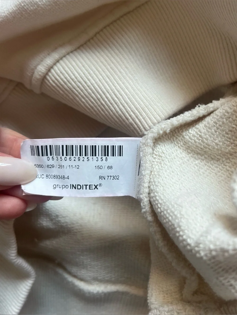 Zara Sequin Smiley Sweatshirt 11/12
